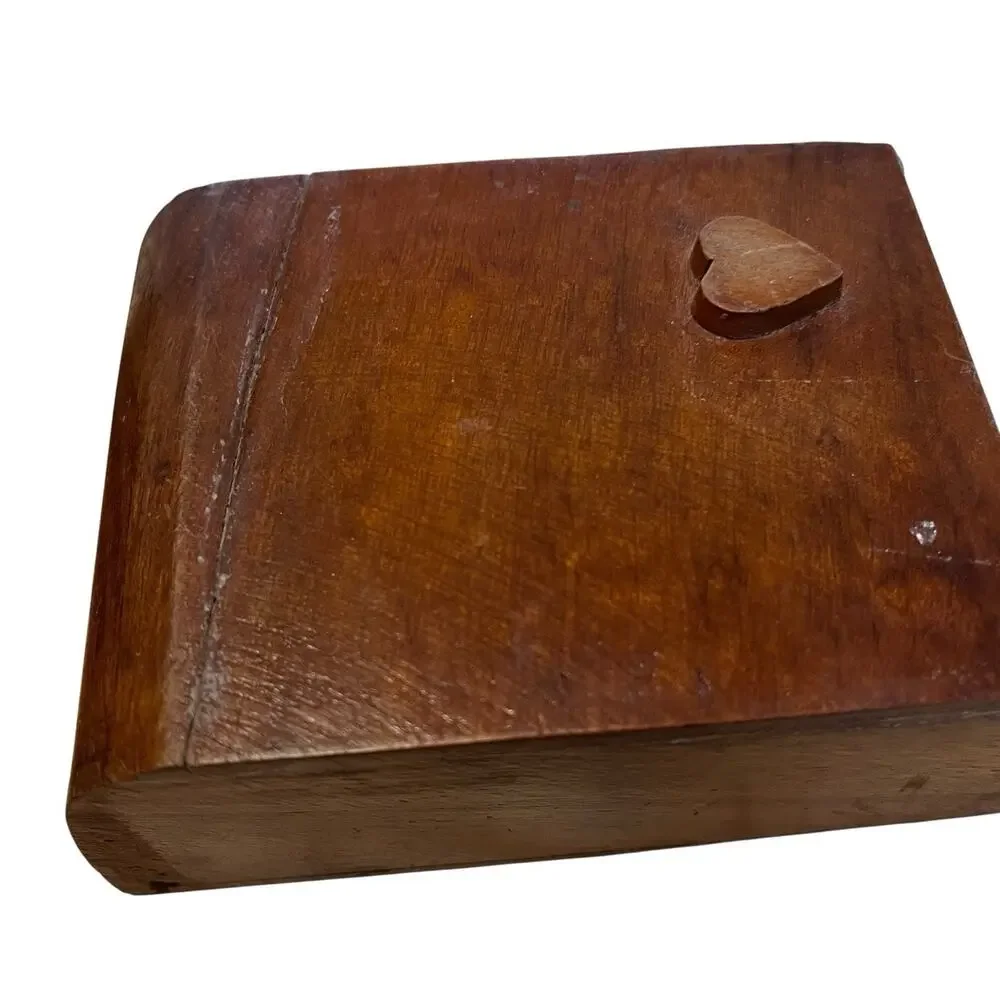 Marquetry Playing Cards Box Two Decks of Cards Aces Rustic Repair Vintage Gamble